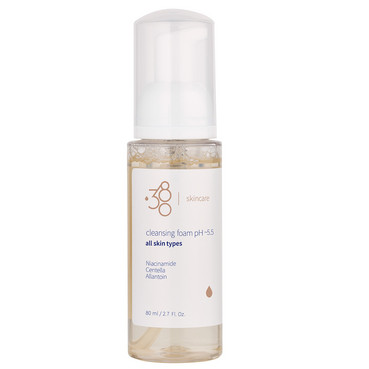 Пінка для вмивання з ніацинамідом 380 Skincare Cleansing Foam pH 5.5 фото