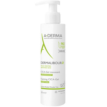 Dermalibour+ Цика-гель очищаючий для подразненої шкіри A-Derma Dermalibour+ Purifying Foaming Cica-Gel фото