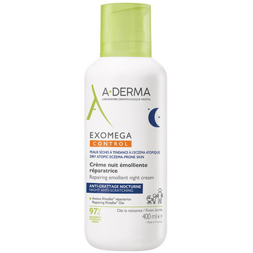 Exomega Control Відновлюючий нічний крем-емолент A-Derma Exomega Control Repairing Emollient Night Cream фото