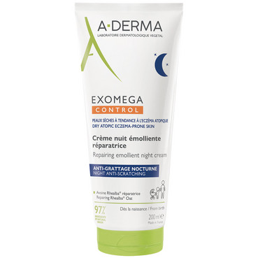 Exomega Control Відновлюючий нічний крем-емолент A-Derma Exomega Control Repairing Emollient Night Cream фото