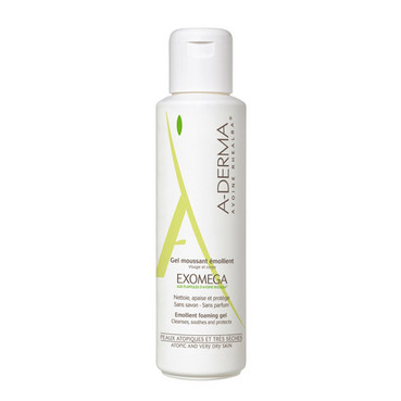 Гель для душа с экстрактом овса для атопической кожи A-Derma Exomega Gel Moussant фото