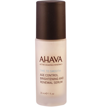 Нічна відновлююча сироватка вирівнююча тон шкіри Ahava Age Control Brightening And Renewal Serum фото