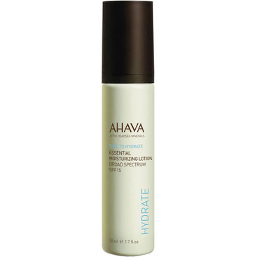 Легкий зволожуючий крем Ahava Essential Moisturizing Lotion SPF 15 фото