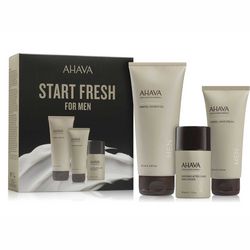 Набір для чоловіків Ahava Kit For Men (gel/200ml + cream/100ml + af/shmp/50ml фото