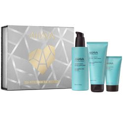 Набір - Поцілунок моря Ahava Sea Kissed Mineral Delights Set (lotion/250ml + h/cr/100ml + gel/40ml + bag) фото