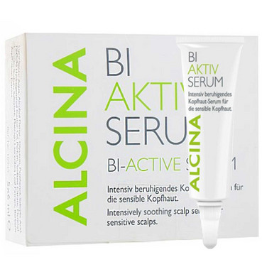 Біоактивна сироватка для чутливої шкіри голови Alcina Hair Care Bi Aktiv Serum фото