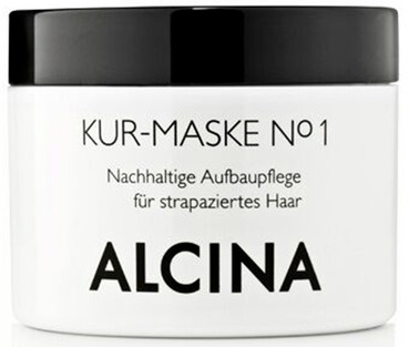 Зволожуюча маска для фарбованого і пошкодженого волосся Alcina Hair Care Kur-Maske №1 фото