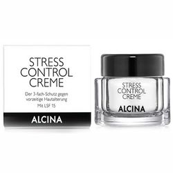 Крем для захисту шкіри обличчя Alcina Stress Control Creme SPF 15 фото