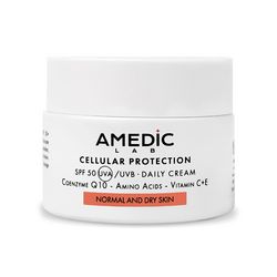 Солнцезащитный увлажняющий крем с SPF 50 Amedic Cellular Protect Protective Cream SPF 50 UVA/UVB фото