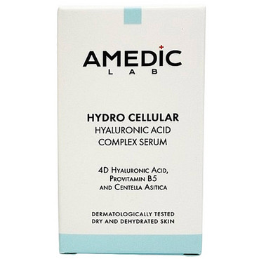 комплексна сироватка з 4-ма гіалуроновими кислотами amedic hydro cellular hyaluronic acid complex serum фото