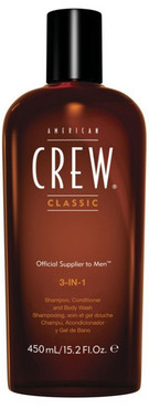 Засіб по догляду за волоссям і тілом American Crew Classic 3-in-1 Shampoo, Conditioner&Body Wash фото