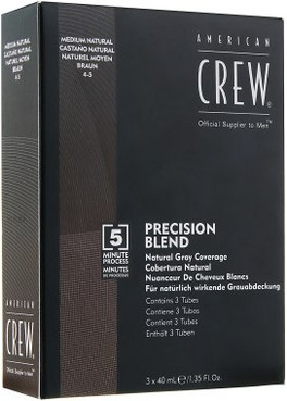 Система маскування сивини (рівень 4-5) American Crew Classic Precision Blend Medium Natural фото