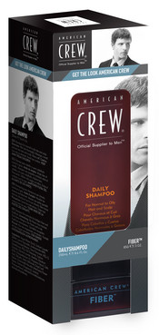 Набір American Crew Get The Look Daily Shampoo & Fiber Duo (shmp/250ml + paste/85g) фото