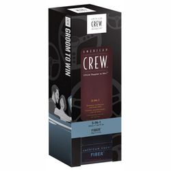 Набор American Crew Groom To Win 3 In 1 Fiber Duo (shmp/250ml + fiber/85g) фото
