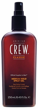 Спрей-гель середнього ступеня фіксації American Crew Medium Hold Spray Gel фото