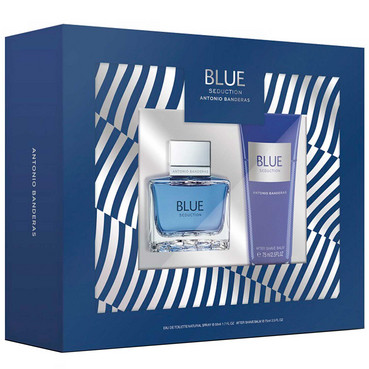 Набір для чоловіків Antonio Banderas Blue Seduction For Men Set (edt/50ml + a/sh/b/75ml) фото