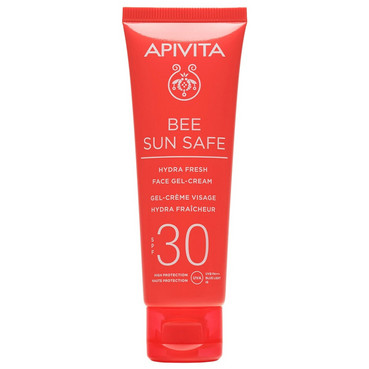 Сонцезахисний крем-гель для обличчя з SPF30 Apivita Bee Sun Safe Hydra Fresh Face Gel-Cream SPF30 фото