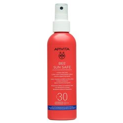 Солнцезащитный спрей для лица и тела с SPF30 (УЦЕНКА) Apivita Bee Sun Safe Hydra Melting Ultra Light Face & Body Spray SPF30 фото