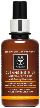 Фото Очищающее молочко с медом и апельсином Apivita Cleansing Milk