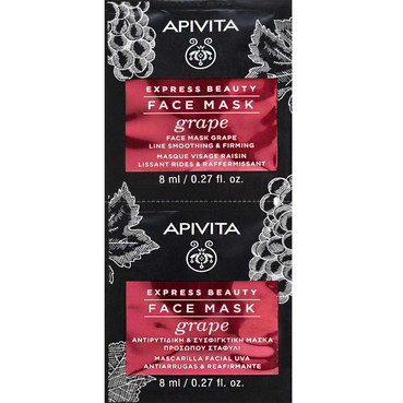 Фото Маска с виноградом Apivita Express Beauty Anti-Wrinkle and Firming Mask With Grape
