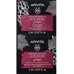 Маска для контуру очей РОЗГЛАДЖЕННЯ ЗМОРШОК з виноградом (УЦІНКА) Apivita Express Beauty Anti-Wrinkle Eye Mask фото