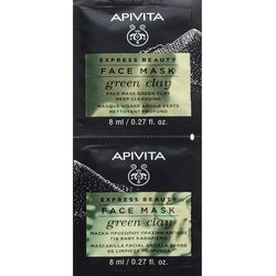 Маска для обличчя ГЛИБОКЕ ОЧИЩЕННЯ з зеленою глиною (УЦІНКА) Apivita Express Beauty Deep Cleansing Face Mask With Green Clay фото