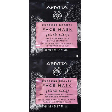 Маска для обличчя М'ЯКЕ ОЧИЩЕННЯ з рожевою глиною (УЦІНКА) Apivita Express Beauty Gentle Cleansing Face Mask With Pink Clay фото