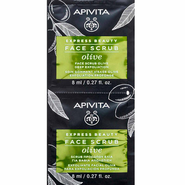 Маска скраб для лица ГЛУБОКОЕ ОТШЕЛУШИВАНИЕ с оливой Apivita Express Beauty Intensive Exfoliating Cream With Olive фото