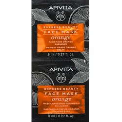 Маска для обличчя СЯЯННЯ ТА ОЗДОРОВЛЕННЯ з апельсином (УЦІНКА) Apivita Express Beauty Revitalizing Face Mask With Orange фото