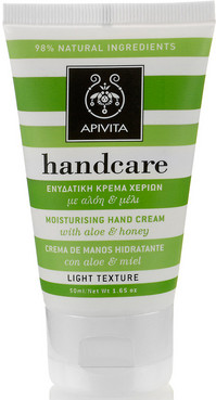 Фото Увлажняющий крем для рук с алоэ и медом Apivita Hand Care Moisturising Hand Cream With Aloe And Honey