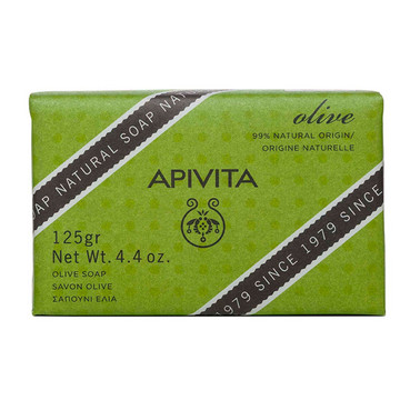 Мило Натуральне з оливою Apivita Natural Soap With Olive фото