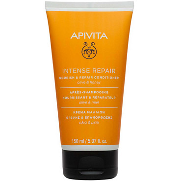 Кондиціонер ЖИВЛЕННЯ ТА ВІДНОВЛЕННЯ для сухого і пошкодженого волосся з оливковою олією і медом Apivita Nourish & Repair Conditioner for Dry-Damaged Hair with Olive & Honey фото