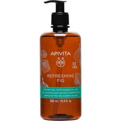 Гель для душу ОСВІЖАЮЧИЙ ІНЖИР з ефірними оліями Apivita Refreshing Fig Shower Gel with Essential Oils фото