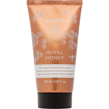 Крем для тіла КОРОЛІВСЬКИЙ МЕД зволожувальний Apivita Royal Honey Rich Moisturizing Body Cream фото