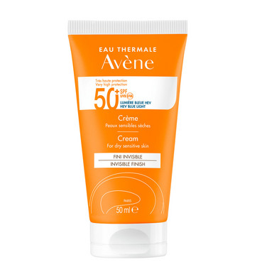 Сонцезахисний крем для сухої чутливої шкіри SPF 50+ Avene Cream Very High Protection SPF 50+ фото