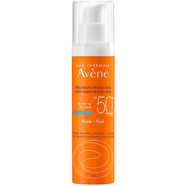 Сонцезахисний флюїд для обличчя SPF 50+ Avene Eau Thermale Sun Care Fluid SPF 50+ фото