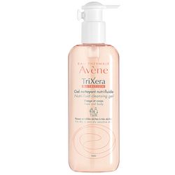 Гель ТРІКСЕРА очищуючий нутрі-флюїд легкий поживний Avene TriXera Nutrition Nutri-Fluid Cleansing Gel фото