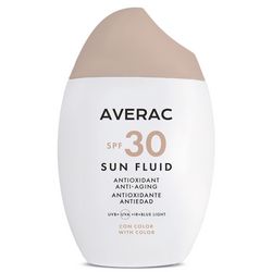 Тонирующий солнцезащитный флюид SPF30 Averac Sun Fluid With Color Ulrtalight SPF 30 фото