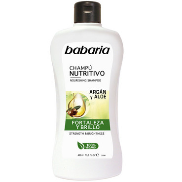 Шампунь с аргановым маслом и алоэ Babaria Aloe Vera & Argan Oil Nourishing Shampoo фото