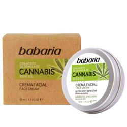 Крем для обличчя з олією канабісу Babaria Cannabis Seed Oil Face Cream фото