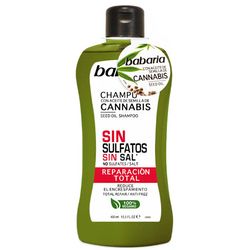 Шампунь для восстановления волос Babaria Cannabis Seed Oil Shampoo Total Repair фото