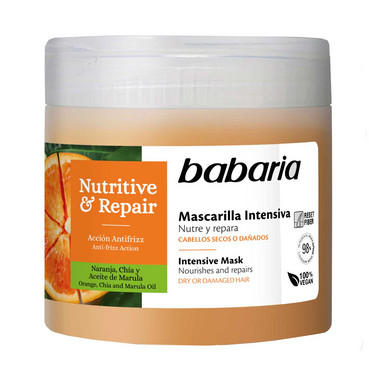 Маска поживна і відновлююча для сухих волосся Babaria Intensive Mask Nutritive & Repair фото