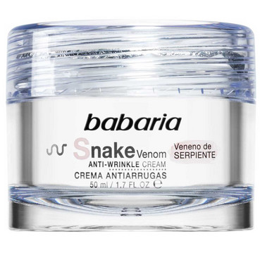 Крем для обличчя проти зморшок з зміїною отрутою Babaria Snake Venom Anti-Wrinkle Cream фото