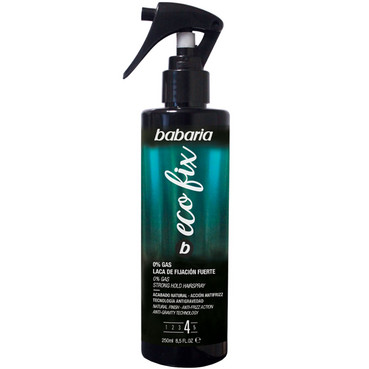 Лак для волосся сильної фіксації 0% газу Babaria Strong Hold Hairspray 0% Gas фото