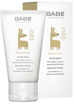 Дитячий крем-бальзам для обличчя при сухості, атопії, подразненнях та негоді Babe Laboratorios Facial Balm фото