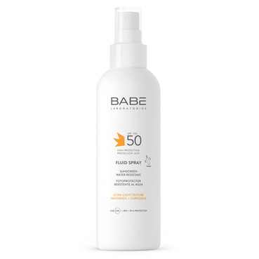 Сонцезахисний водостійкий флюїд-спрей для тіла SPF 50 Babe Laboratorios Fluid Spray SPF 50 фото