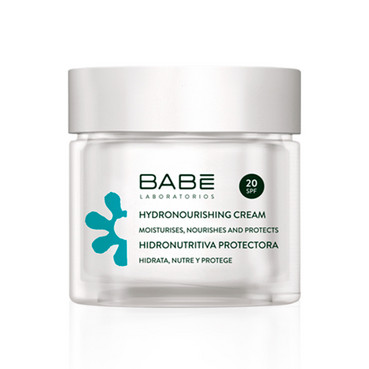 Зволожуючий живильний крем для обличчя SPF 20 Babe Laboratorios Hydronourishing Cream SPF 20 фото