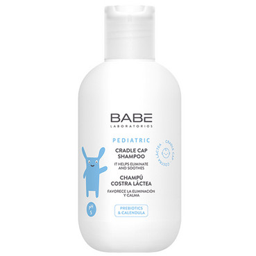 Дитячий шампунь проти себорейних кірочок Babe Laboratorios Pediatric Cradle Cap Shampoo фото