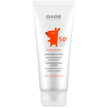 Детский солнцезащитный лосьон SPF 50+ Babe Laboratorios Pediatric Sunscreen Lotion SPF 50+ фото