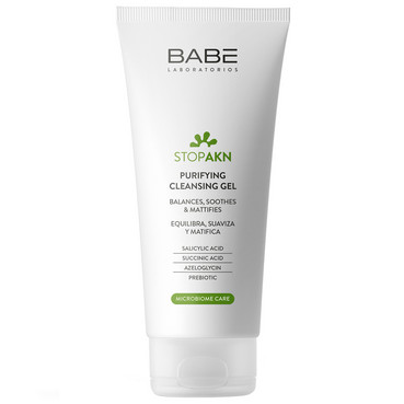 Очищающий гель для жирной и проблемной кожи Babe Laboratorios Purifying Cleansing Gel фото